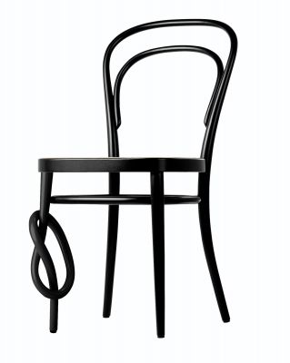 214 K / 214K Chaise en bois courbé - Café chaise Thonet